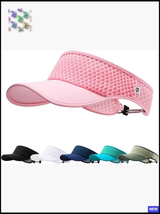 Wide Brim Sun Visor Quick Dry Adjustable Lightweight Outdoor Sports Hat main image 7